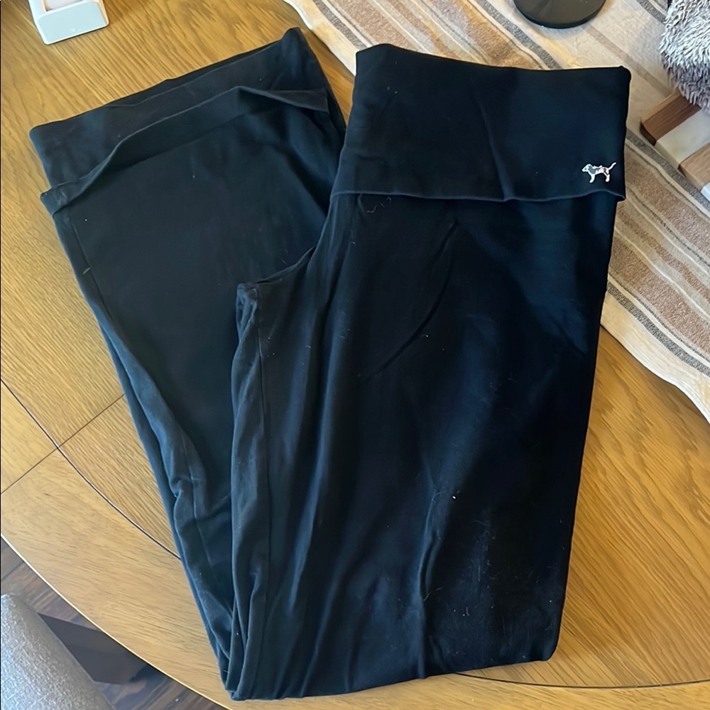 PINK Victorias Secret fold over yoga pants